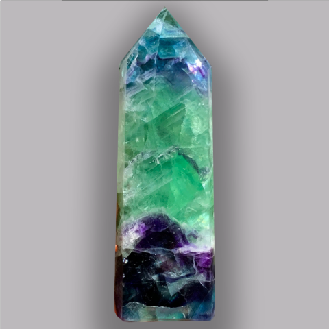 FLUORITE Polychrome - Oblisque 491 g.
