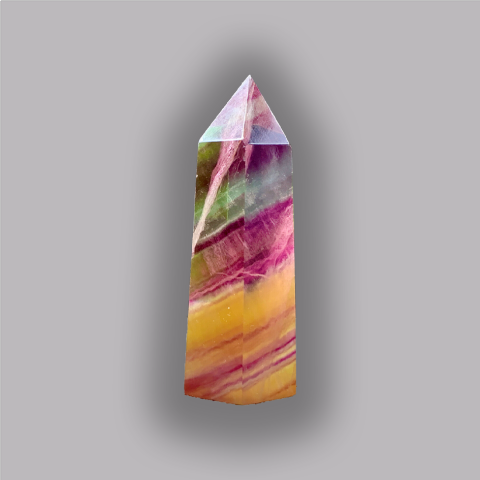 FLUORITE Polychrome - Oblisque 50 g.