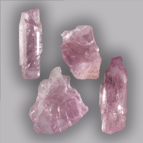 KUNZITE cristal naturel 9,0/10,9 g.