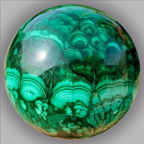 MALACHITE sphre 303 g.