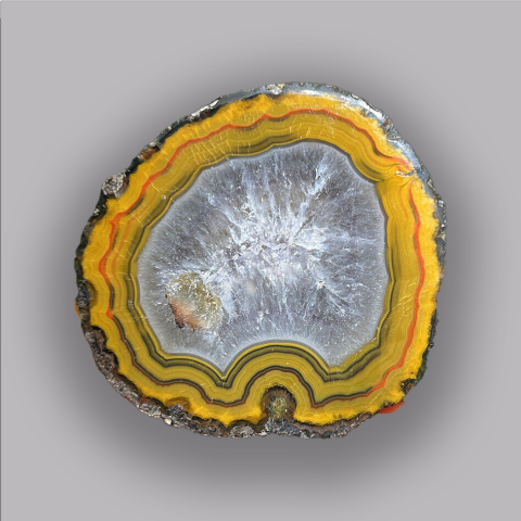 AGATE polie sur une face 111 g.