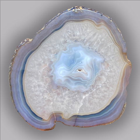AGATE tranche polie 911 g.
