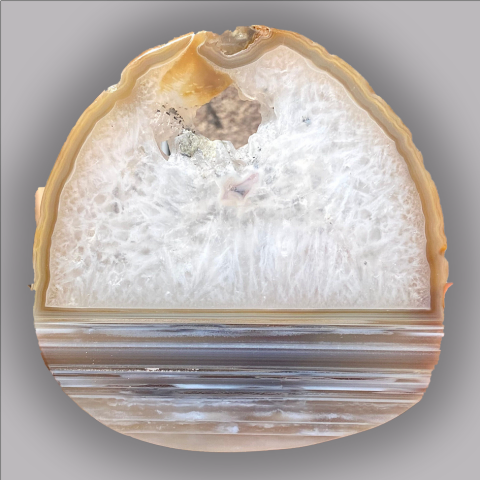 AGATE tranche polie 489 g.
