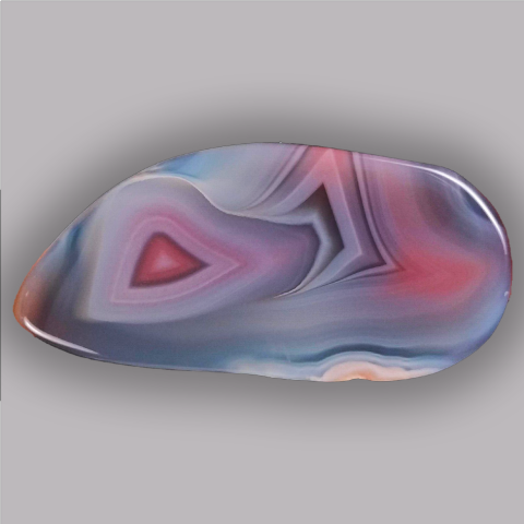 AGATE tranche polie 8,66 g.