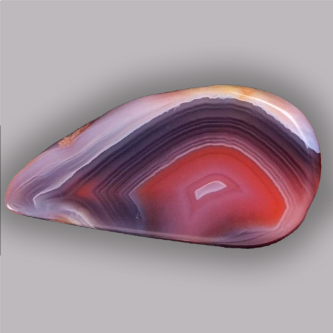 AGATE tranche polie 9,3 g.