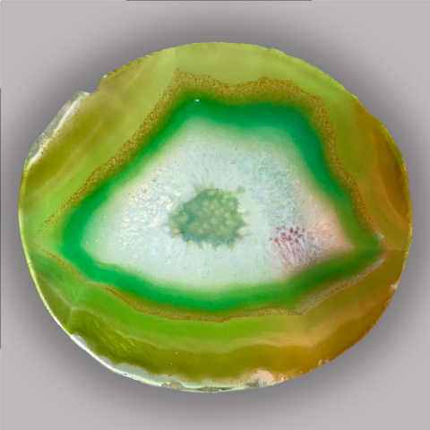 AGATE tranche polie 62 g.