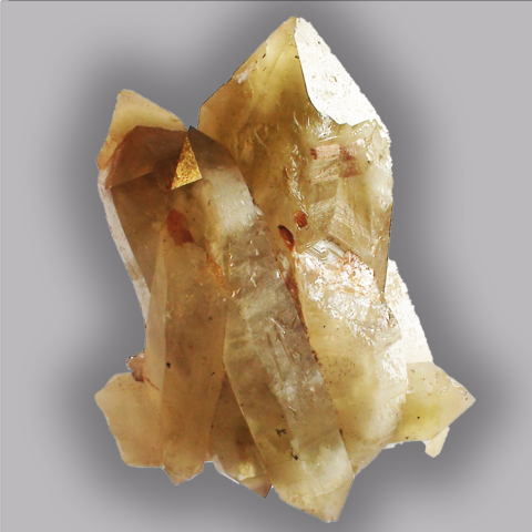 CITRINE groupe de cristaux 357 g.