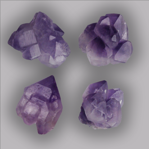 AMTHYSTE Fleur, cristal naturel 7/11 g.