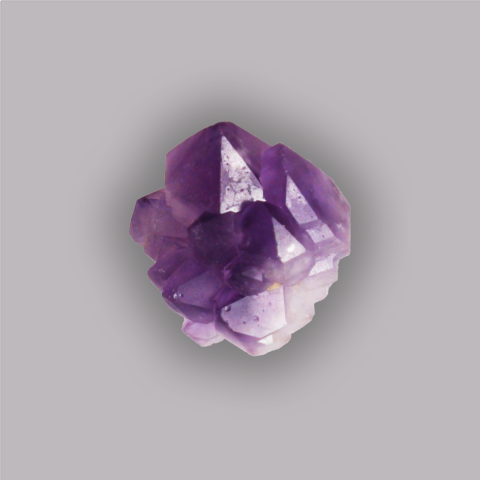AMTHYSTE Fleur cristal naturel 21,20 g.