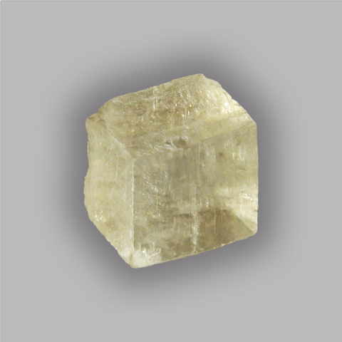 CALCITE OPTIQUE jaune, cristal naturel  4,63 g.