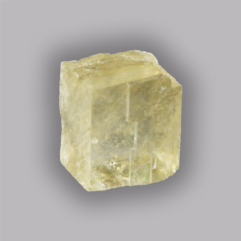CALCITE OPTIQUE jaune, cristal naturel  4,87 g.