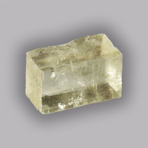 CALCITE OPTIQUE jaune, cristal naturel  4,98 g.