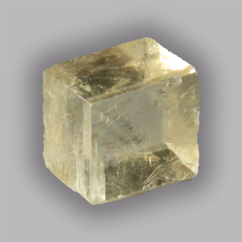 CALCITE OPTIQUE jaune, cristal naturel  7,25 g.