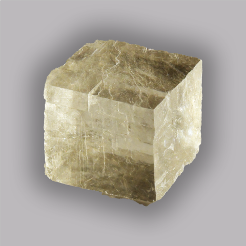 CALCITE OPTIQUE jaune, cristal naturel  8,51 g.
