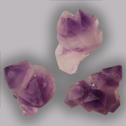 AMTHYSTE Fleur, Cristal naturel 8/11 g.