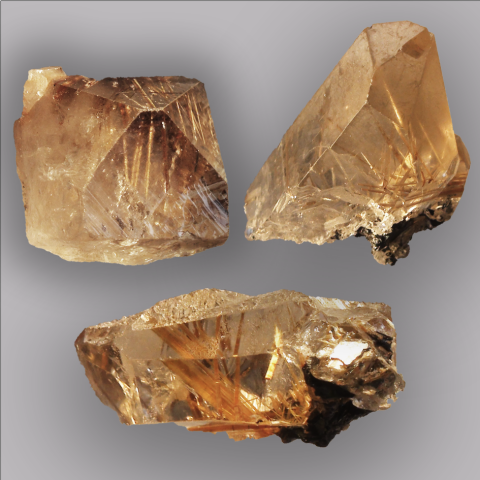 QUARTZ RUTIL cristal natuel 7/18 g.