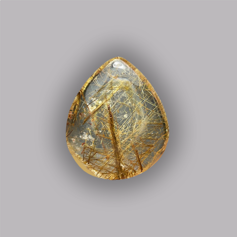 QUARTZ RUTIL cabochon de joaillerie 37,85 ct.