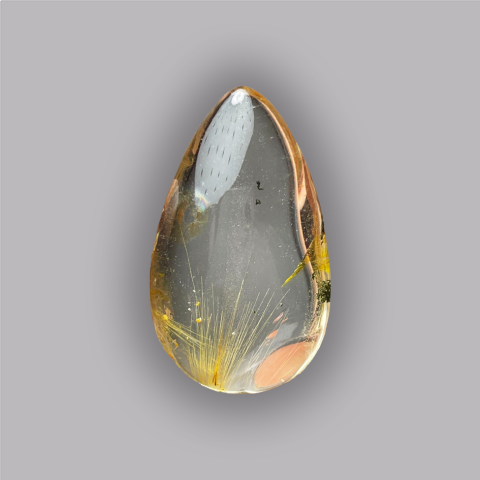 QUARTZ RUTIL cabochon de joaillerie 51,65 ct.