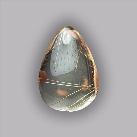 QUARTZ RUTIL cabochon de joaillerie 58,15 ct.