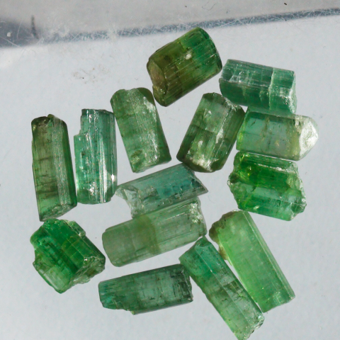 TOURMALINE VERTE Cristal naturel 3,0/3,9 ct