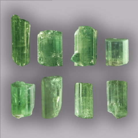 TOURMALINE VERTE Cristal naturel 4,0/5,2 ct