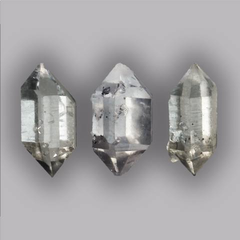 DIAMANT de HERKIMER, Cristal naturel bitermin 0,6/1,4 g.