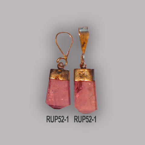 Pendentif RUBELLITE 0,6 g., env.11 mm.