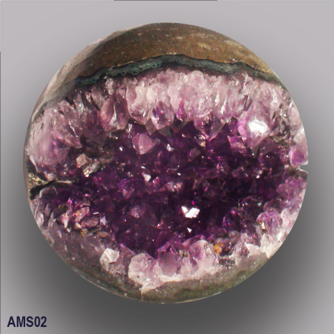 AMTHYSTE sphre 237 g.  60 mm