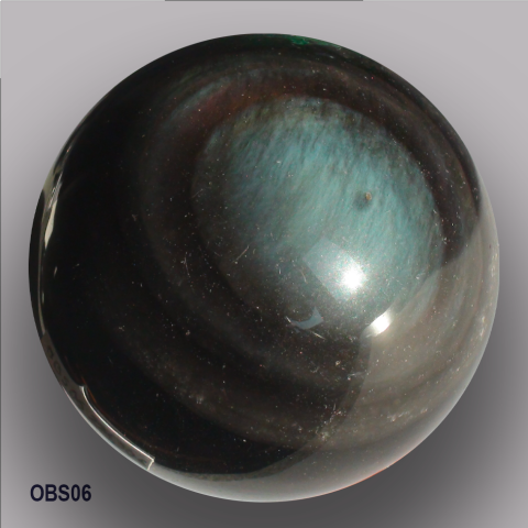 OBSIIDENNE il cleste 327 g.,  64 mm.